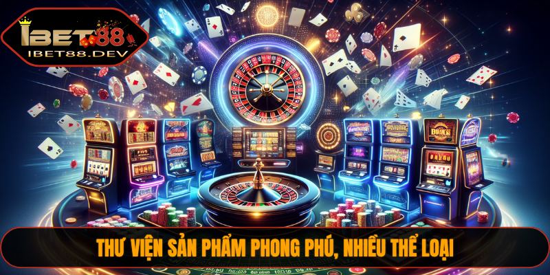 Thư viện sản phẩm phong phú, nhiều thể loại