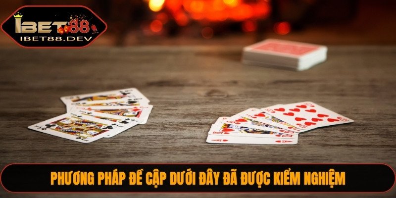 Phương pháp đề cập dưới đây đã được kiểm nghiệm