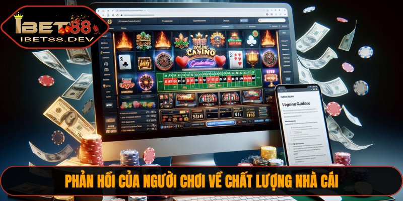 Giới Thiệu IBET88 3 Phản hồi của người chơi về chất lượng nhà cái