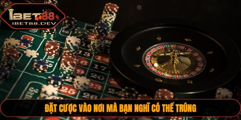 Đặt cược vào nơi mà bạn nghĩ có thể trúng