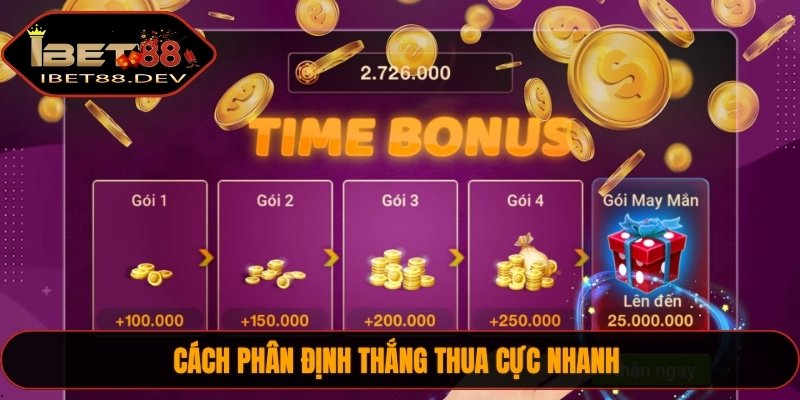 Cách phân định thắng thua cực nhanh 